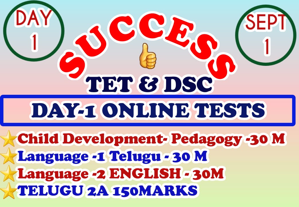 SUCCESS DAY-1 ONLINE TESTS