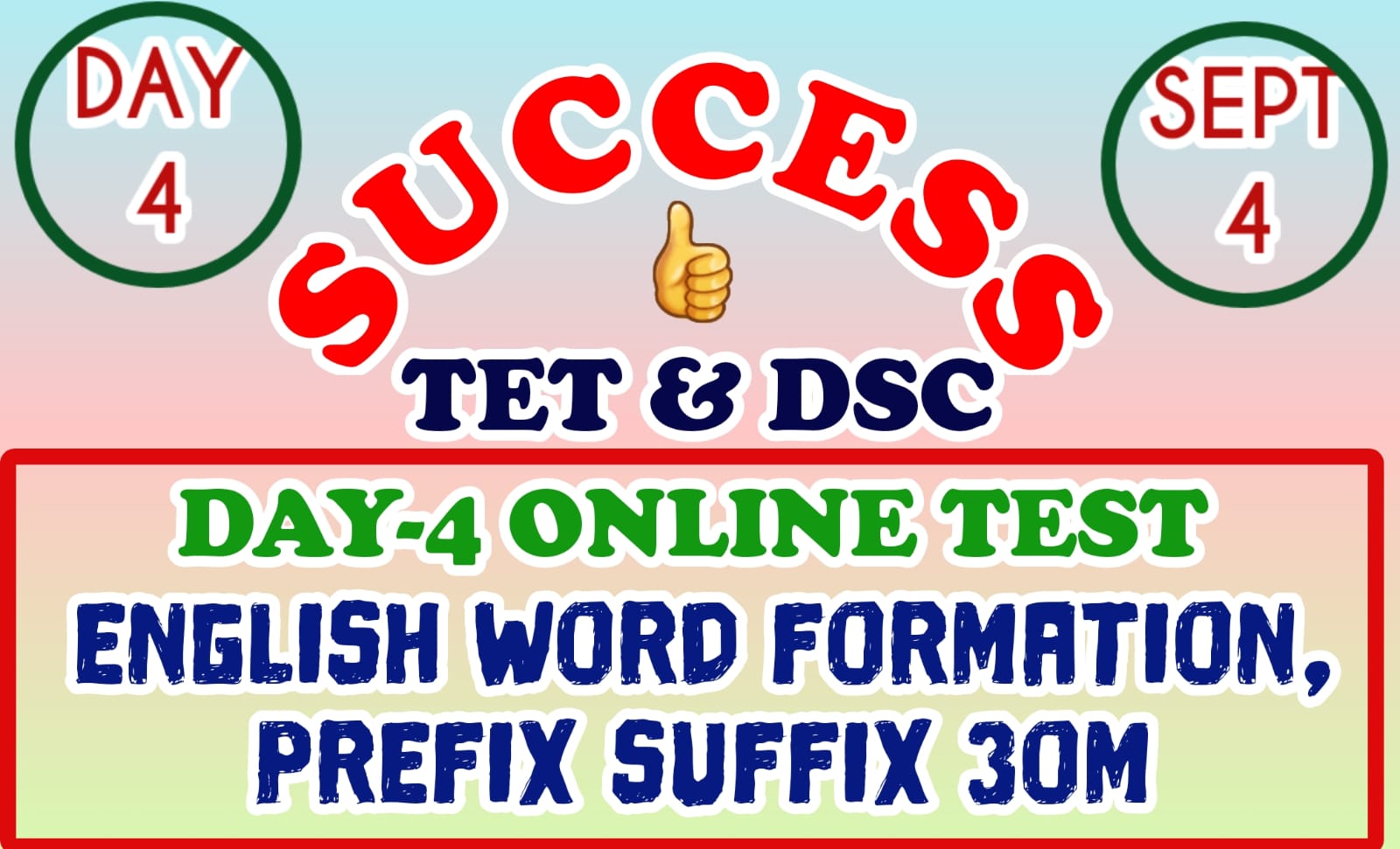 AP TET & DSC ONLINE TEST LANGUAGE-II ENGLISH DAY-4